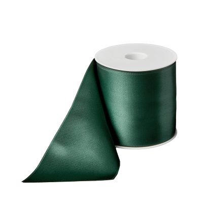 Rouwlint CreativeRibbon 100 MM  Flaschengrun 027 Rol 25 meter
