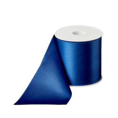 Rouwlint CreativeRibbon 100 MM  Enzianblau 025 Rol 25 meter