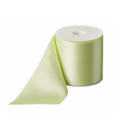 Rouwlint CreativeRibbon 100 MM Limonengrun 070 Rol 25 meter