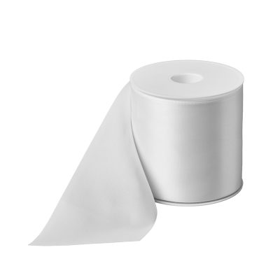 Rouwlint CreativeRibbon 100 MM Wit 001 Rol 25 meter