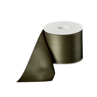Rouwlint CreativeRibbon 75 MM Moosgrun 029 Rol 25 meter