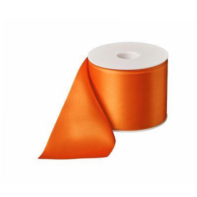 Rouwlint CreativeRibbon 75 MM Orange 082 Rol 25 meter