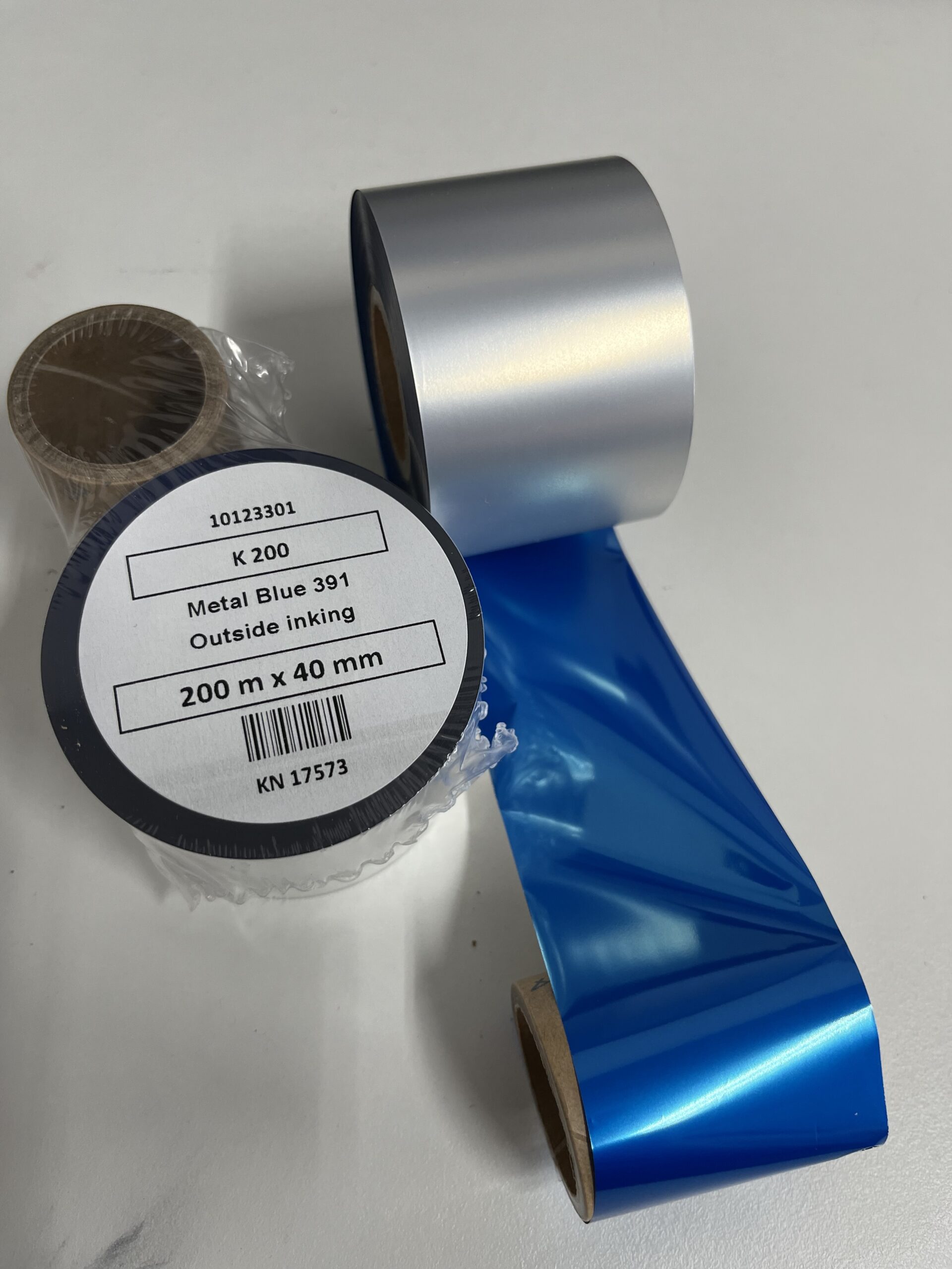 EasyRibbon printfolie hoogglans blauw 40mm x 200m (K200)
